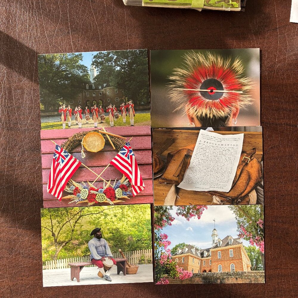 Colonial Williamsburg Blank Cards Set – Historical Stationery – 9 Cards - Picture 2 of 5